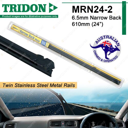 2 Metal Wiper Refills 24" for Alfa Romeo 147 156 164 166 33 90 GTV Spider Sprint