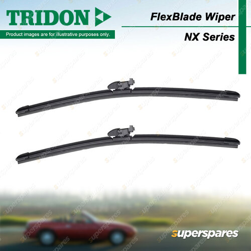 Pair Tridon FlexBlade Frameless Wiper Blades for Mazda CX-5 KF CX-9 TC Mazda6 GL