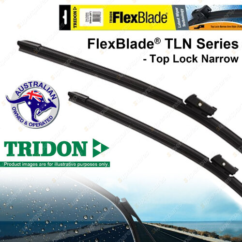 Pair Tridon FlexBlade Frameless Wiper Blades for Volkswagen Jetta 2011-2012