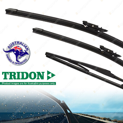 Tridon Front + Rear FlexBlade Windscreen Wiper Blades for Volvo XC90 2003-2012