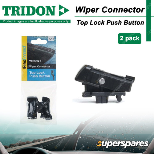 2 x Tridon FlexConnect Wiper Connectors TLP for Citroen Berlingo C4 B7 E3 DS4