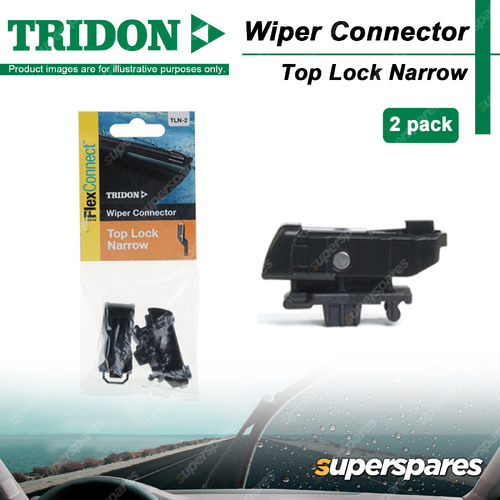 2 x Tridon FlexConnect Wiper Connectors TLN for Tesla Model 3 Model Y 2019-ON