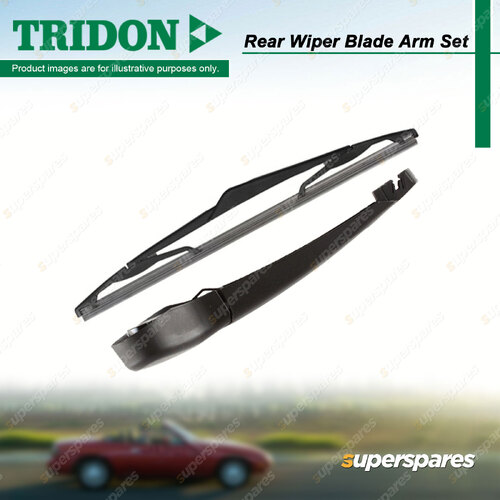 Tridon Rear Wiper Blade Arm Set for Ford Focus LW ST 1.6L 2.0L 2011-2015