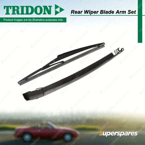 Tridon Rear Wiper Blade Arm Set for Hyundai I20 PB 1.4L G4FA 1.6L G4FC