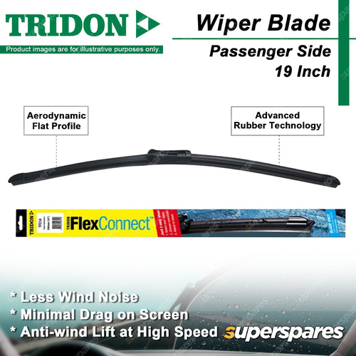 Tridon Passenger side Wiper Blade 475mm 19" for Mini One R50 R55 R56 R57 F56