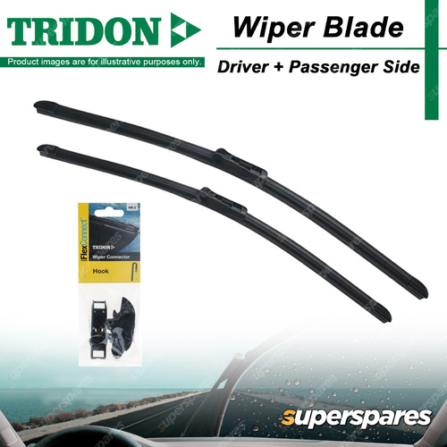 Tridon FlexConnect Wiper Blade & Connector Set for Alfa Romeo 166 99-08