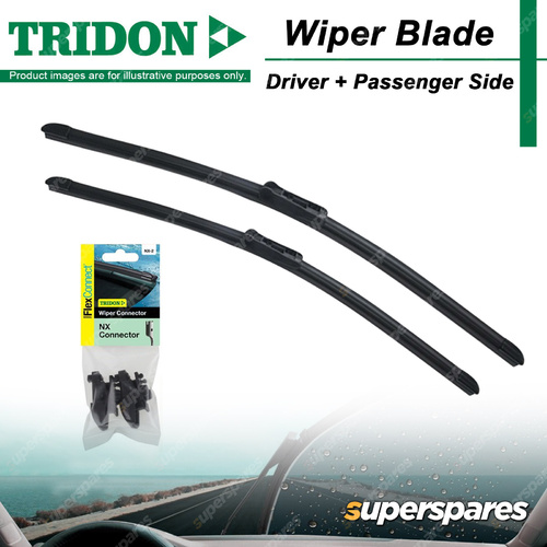 Tridon FlexConnect Wiper Blade & Connector Set for Mazda CX-5 KF CX-9 TC 16-20