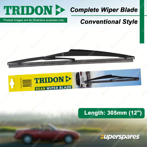 Tridon Rear Conventional Plastic Wiper Blade for Mazda Mazda6 GJ 12/2012-09/2016