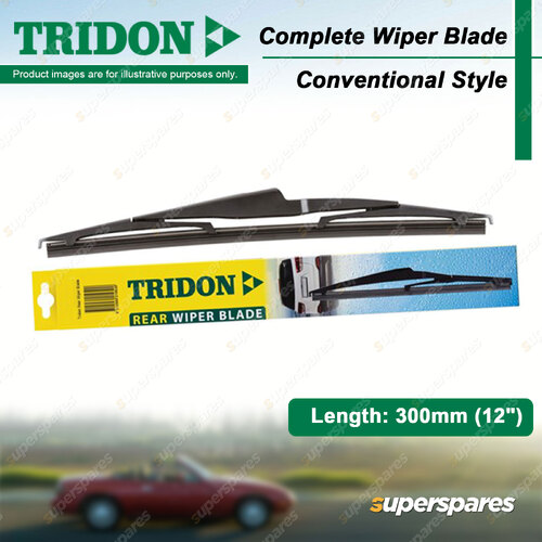 Tridon Rear Conventional Plastic Wiper Blade 12" for Hyundai i30 PD 1.5 1.6 2.0L