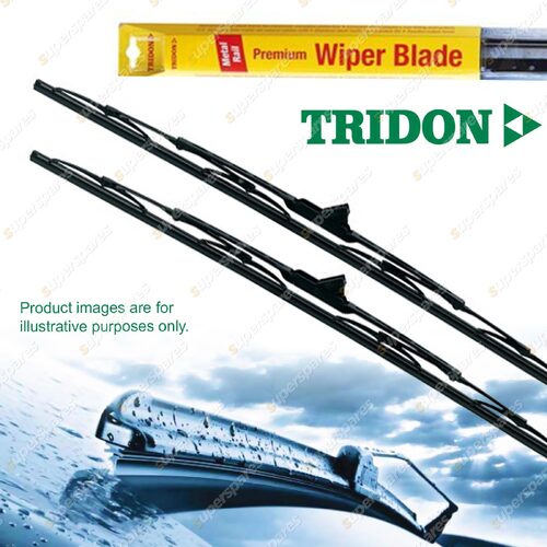 Pair Tridon Rear Complete Wiper Blade 305mm 12" for Toyota Camry 1987-1997