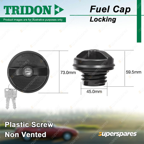 Tridon Locking Fuel Cap for Nissan Dualis J10 2.0L MR20DE 2009-2014