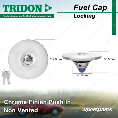 Tridon Locking Fuel Cap for Ford Falcon XB XC XD 3.3L 4.1L 4.9L 5.8L 1973-1982