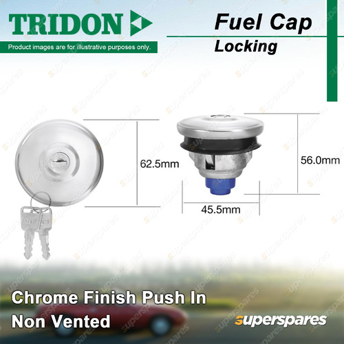 Tridon Locking Fuel Cap for Ford Courier SGCD Fairlane ZJ ZK ZL Falcon XD LTD FC