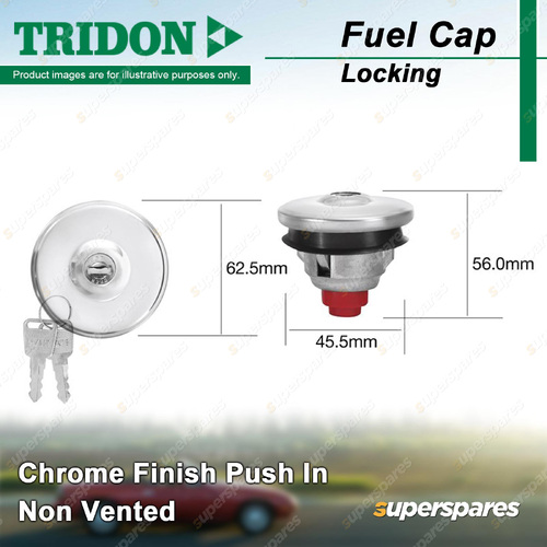 Tridon Locking Fuel Cap for Ford Falcon XE XF LTD FD FE 1982-1988