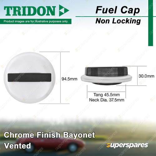 Tridon Vented Non Locking Fuel Cap for Ford Falcon XK XL XM XP XR XT XW XY