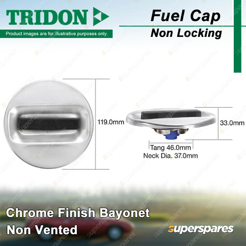 Tridon Non Locking Fuel Cap for Ford Falcon XB XC XD 3.3L 4.1L 4.9L 5.8L