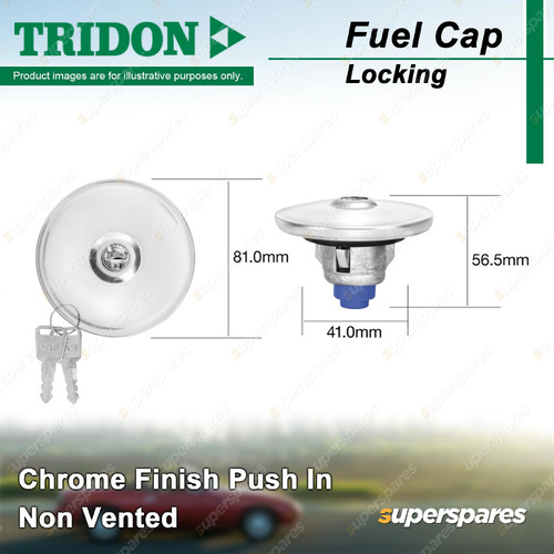 Tridon Locking Fuel Cap for Jeep Cherokee CJ7 J10 J20 2.4L 2.5L 4.2L 5.9L