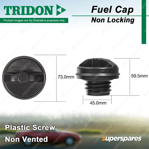 Tridon Non Locking Fuel Cap Plastic Screw 45mm for Audi A3 8P1 8PA A4 B7 8EC 8ED