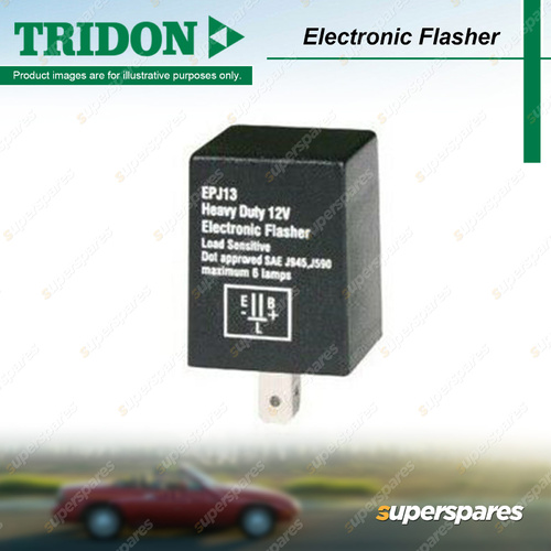 Tridon 3 Pin Electronic Flasher 12 Volt Load Sensitive for Japanese Blister Pack