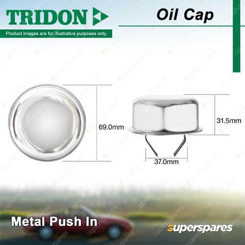 Tridon Oil Cap for Ford Bronco Falcon XK XL XM XP XR XT XW XY 1960-1987