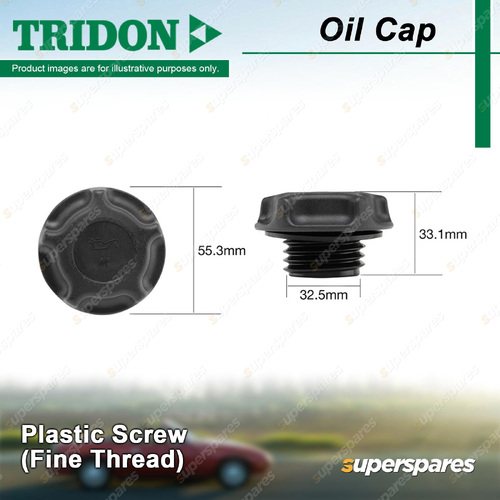 Tridon Oil Cap - Plastic Screw Fine Thread 32.5mm for Mercedes GLK-Class X204