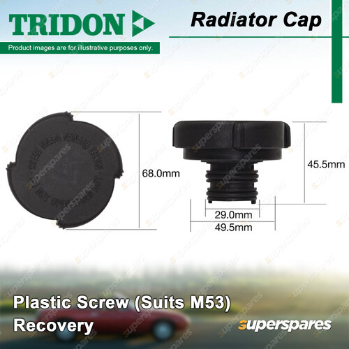 Tridon Radiator Cap for Land Rover Discovery II S TD5 Range Rover SE HSE TD6