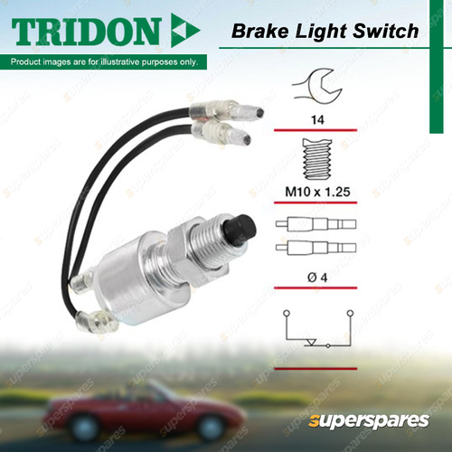 Tridon Brake Light Switch for Daihatsu Delta DV23 DV26 V10 - V12 V90 V92 F50 F55