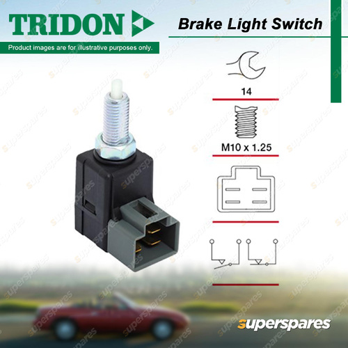 Tridon Brake Light Switch for Kia Cerato TD 2.0L G4KD 4Cyl 09/2009-07/2013