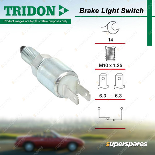 Tridon Brake Light Switch for Nissan Ute 720 1.8L 4cyl 59kW L18 1980-1986