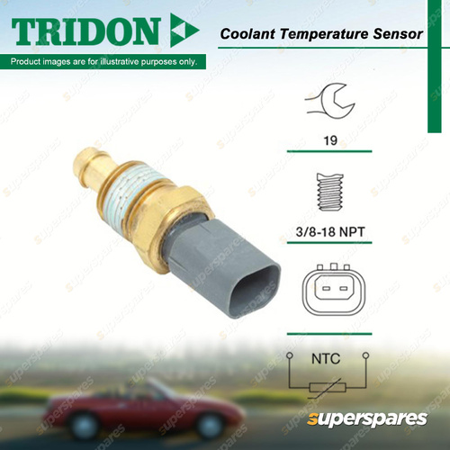 Tridon Coolant Temperature Sensor for Chrysler 300C 6.1L ESF OHV 16V