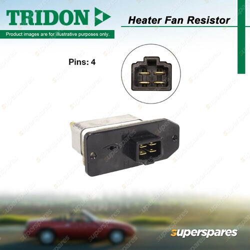 Tridon Heater Fan Resistor for Holden Barina TK Petrol 1.6L 4cyl 77kW 2005-2012