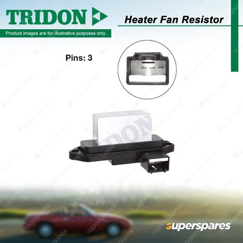 Tridon Heater Fan Resistor for Mazda 3 BK BL FWD 2.0L 2.3L 4cyl 2003-2013 3 Pins