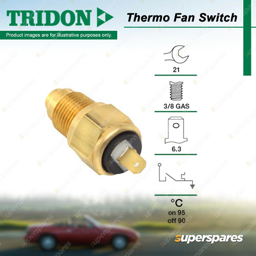 Tridon Thermo Fan Switch for Daihatsu Charade G10 G11 G100 G200 G202 G202B