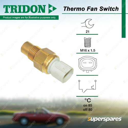 Tridon Thermo Fan Switch for Hyundai Accent LC Lantra J1 J 1.3L 1.8L