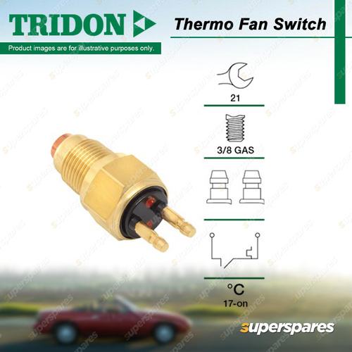 Tridon Thermo Fan Switch for Mazda 929 RX7 Series IV 626 GD GV 323 BF 4WD