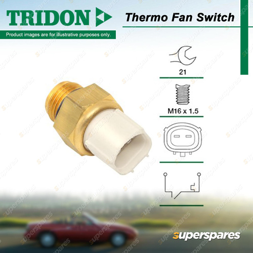 Tridon Thermo Fan Switch for Mitsubishi 3000GT Aspire Express Galant Lancer