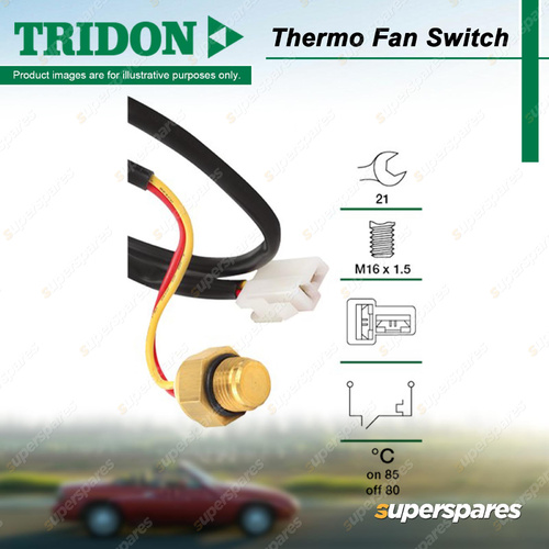 Tridon Thermo Fan Switch for Suzuki Alto SB Carry ST Mighty Boy SS