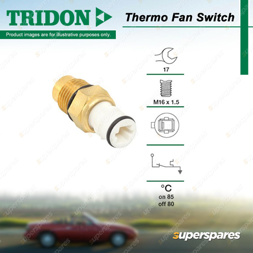 Tridon Thermo Fan Switch for Toyota Corona ST190 1.8L 4S-FE DOHC 16V