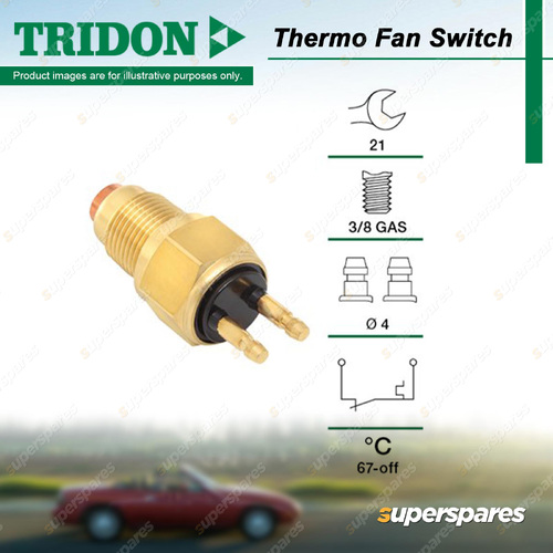 Tridon Fan Switch for Ford Courier PC Econovan JD JG JG JH Laser KC KE Telstar