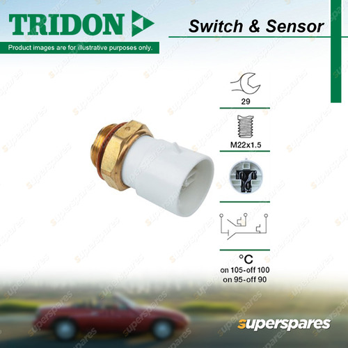 Tridon Fan Switch for Holden Astra TR 1.8L C18SEL 09/1996-09/1998