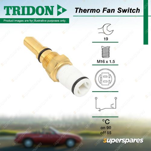 Tridon Fan Switch for Lexus LS400 UCF10 UCF11 4.0L 1UZ-FE V8 05/1990-08/1992