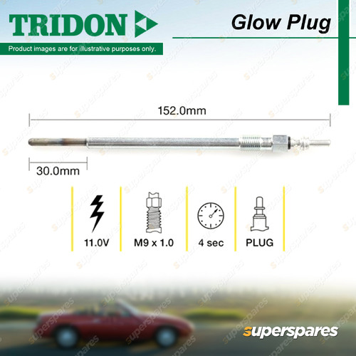 Tridon Glow Plug for Holden Astra AH CDTi Diesel 1.9L Z19DTH 2006-2010