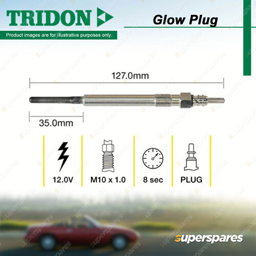 Tridon Glow Plug for Subaru Forester SJ Outback BS BSD 2.0L 4cyl EE20Z 2013-2021