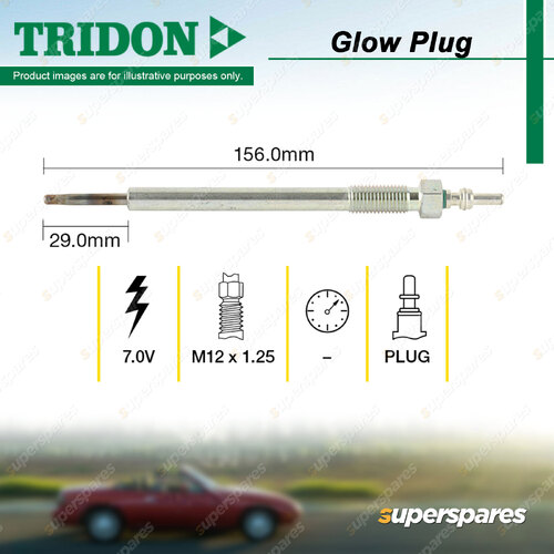 Tridon Glow Plug for Mazda 6 GJ GL CX-5 KE KF 2.2L 4cyl SHY1 SHY4 SHY6 12-18