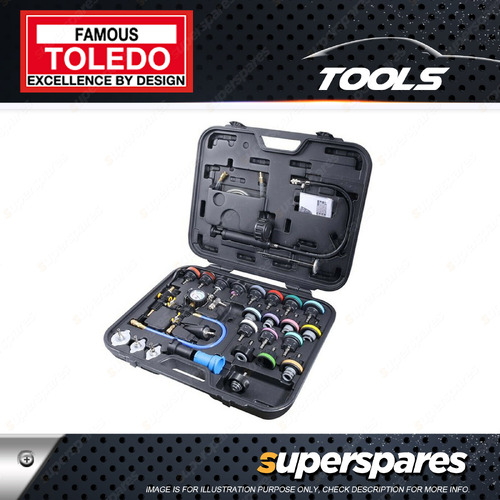 Toledo Cooling Pressure Tester & Vacuum Purge Kit for Kia Grand Carnival VQ YP