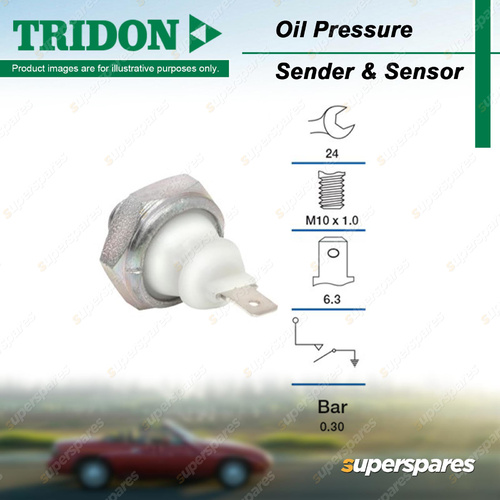 Tridon Oil Pressure Light Switch for Alfa Romeo 164 3.0L V6 DOHC Petrol