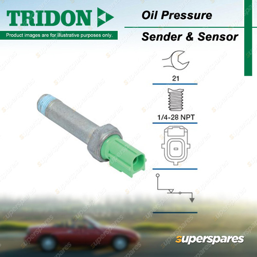 Tridon Oil Pressure Light Switch for Ford Territory SZ 2.7L Turbo Diesel