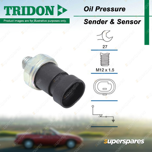 Tridon Oil Pressure Light Switch for Holden Astra AH 2.2L Z22YH DOHC 16V