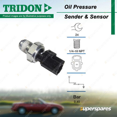 Tridon Oil Pressure Light Switch for Mazda MPV LW Tribute 3.0L MZI AJ