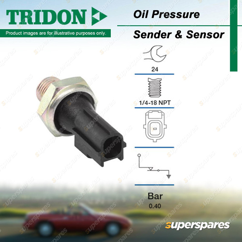 Tridon Oil Pressure Light Switch for Mazda BT50 2.2L 3.2L P4AT P5AT